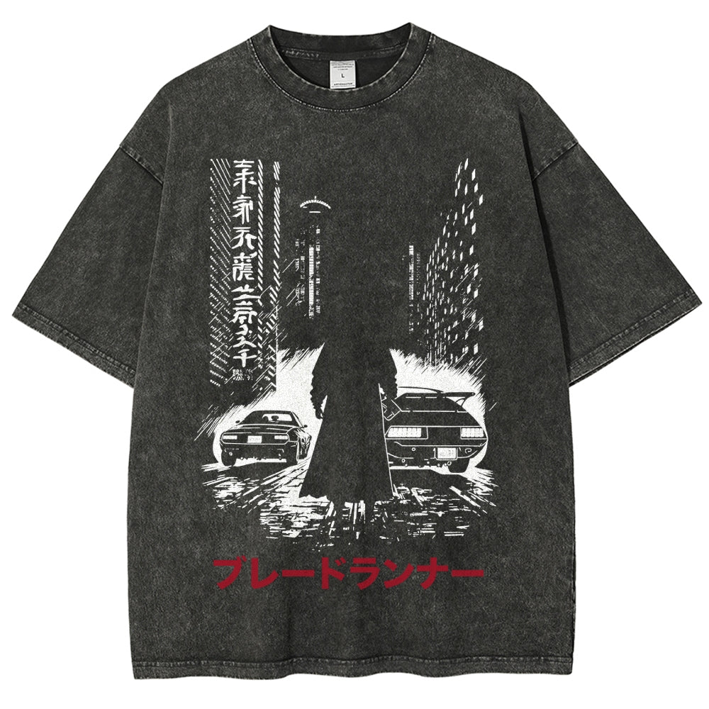 Blade Runner Noir Vintage Washed T-shirt