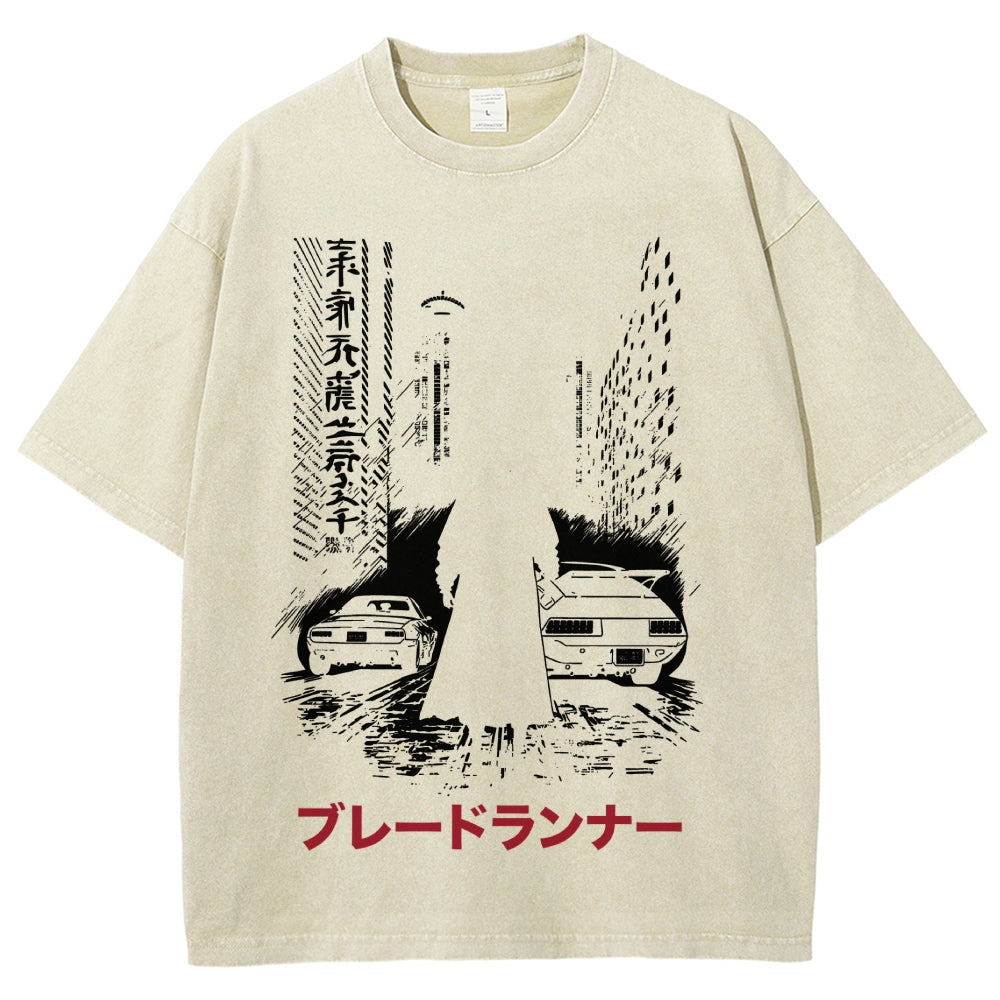 Blade Runner Noir Vintage Washed T-shirt