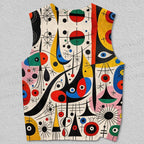 Unisex Joan Miró Style Art Printed Tank Top
