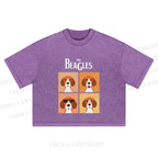 The Beagles Washed Cropped T-Shirt