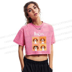 The Beagles Washed Cropped T-Shirt