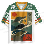 Sunrise Sea Turtles Jersey Shirts