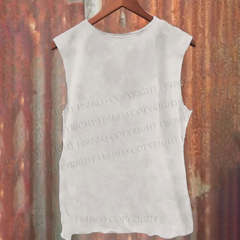 Unisex  elephant Casual Printed Tank Top