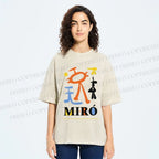 Unisex Joan Miró Parler Seul 2 Printed Washed Tee