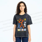 Unisex Joan Miró Parler Seul 2 Printed Washed Tee