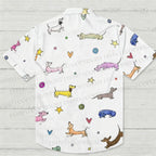 Multicolor Dachshund Dogs Hawaiian Shirt
