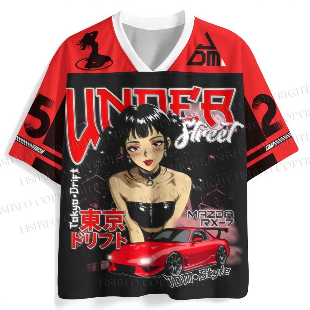Under Street JDM Style Jersey Shirts