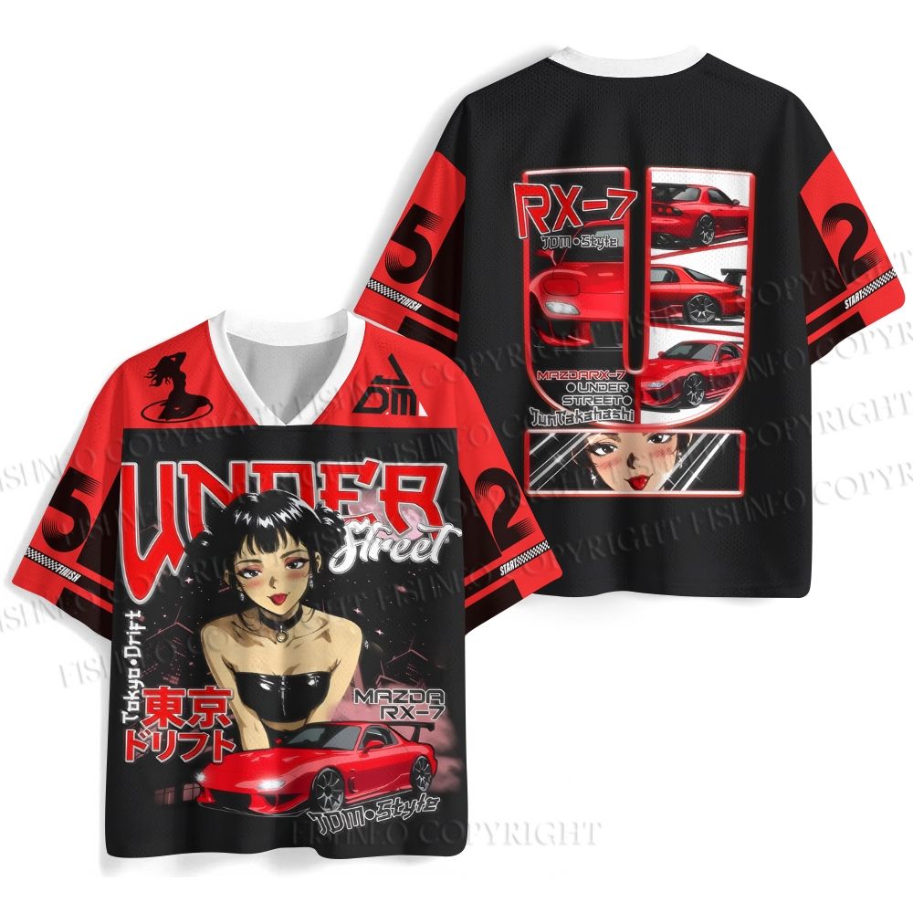 Under Street JDM Style Jersey Shirts