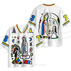 Virgin Mary Printed Jersey Shirts