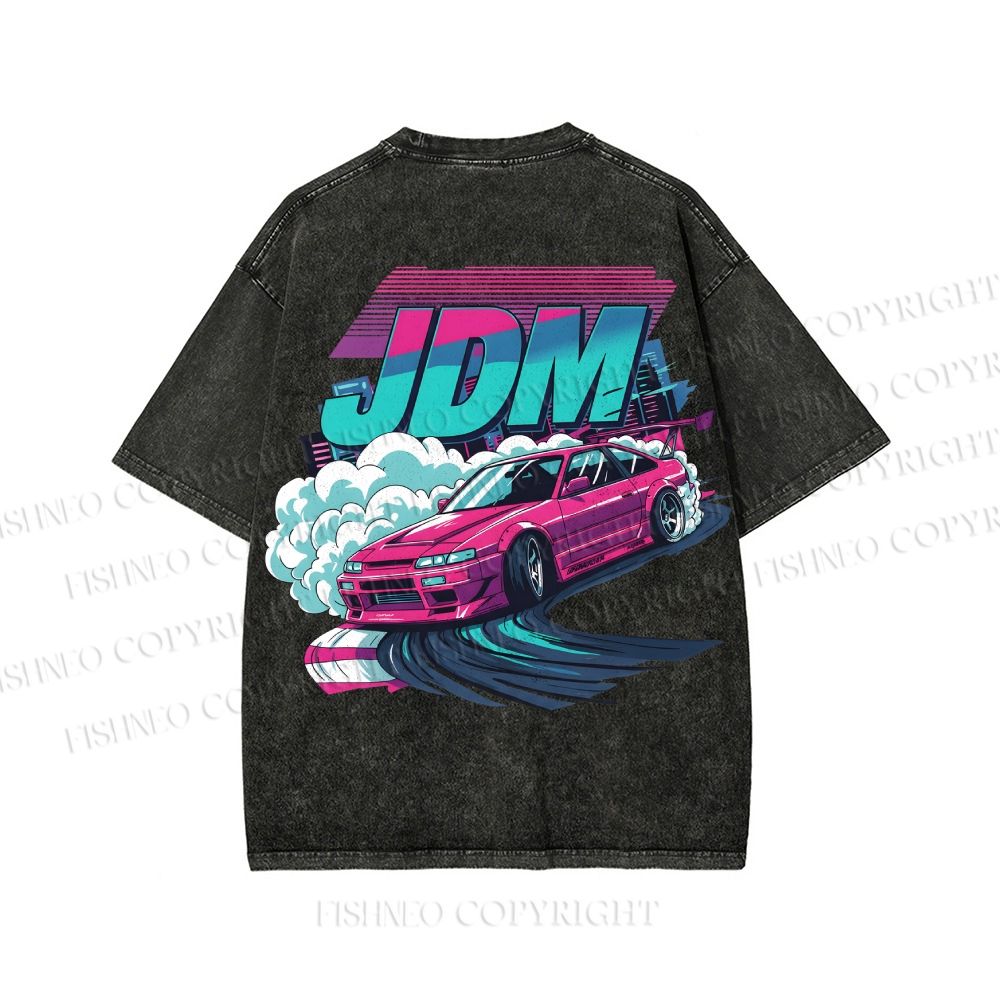 Unisex JDM Legends Printed Washed Tee