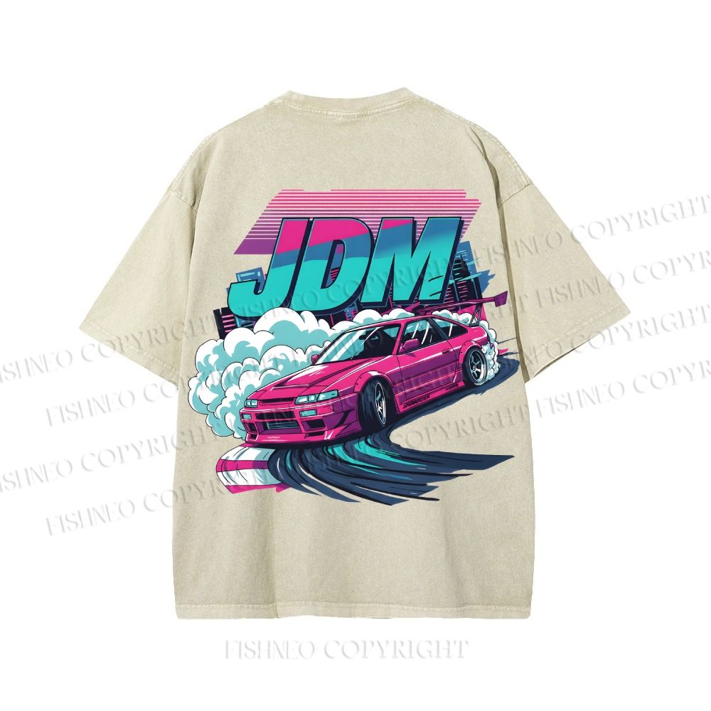 Unisex JDM Legends Printed Washed Tee