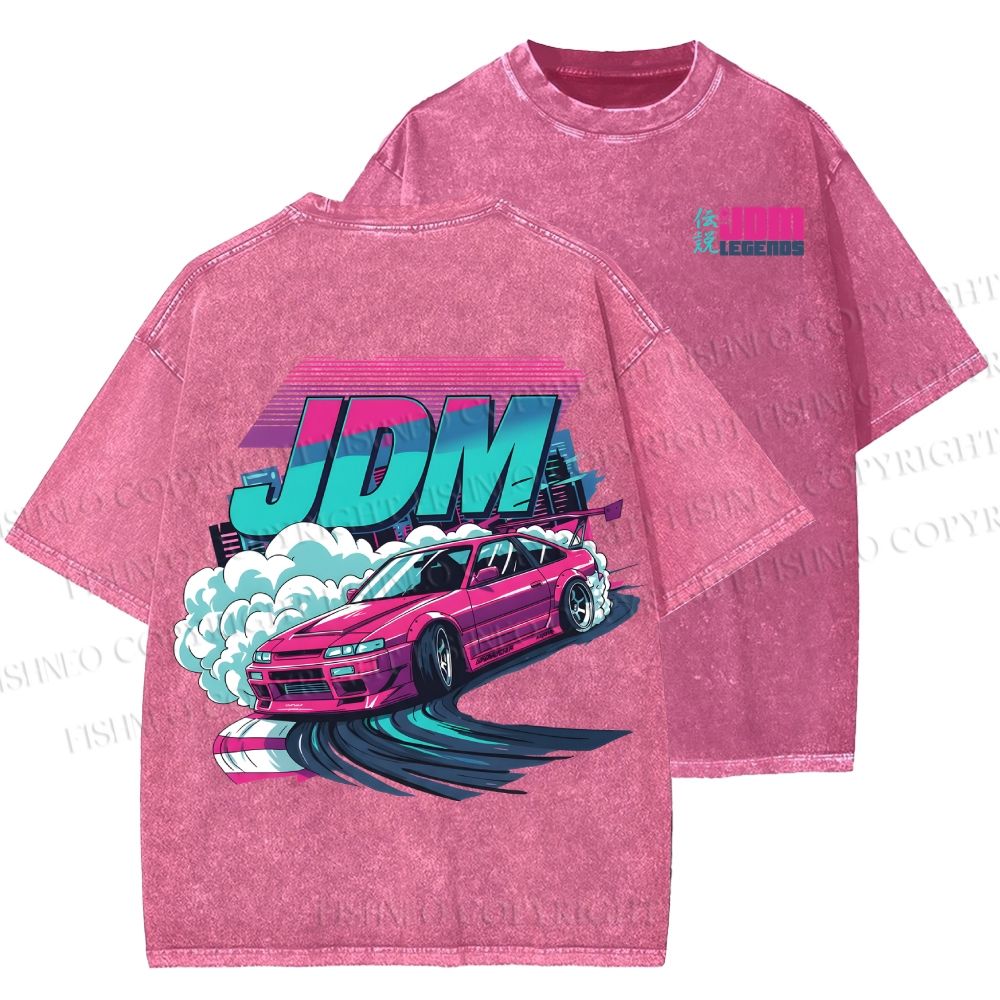 Unisex JDM Legends Printed Washed Tee