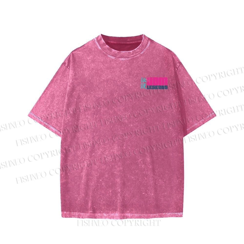 Unisex JDM Legends Printed Washed Tee
