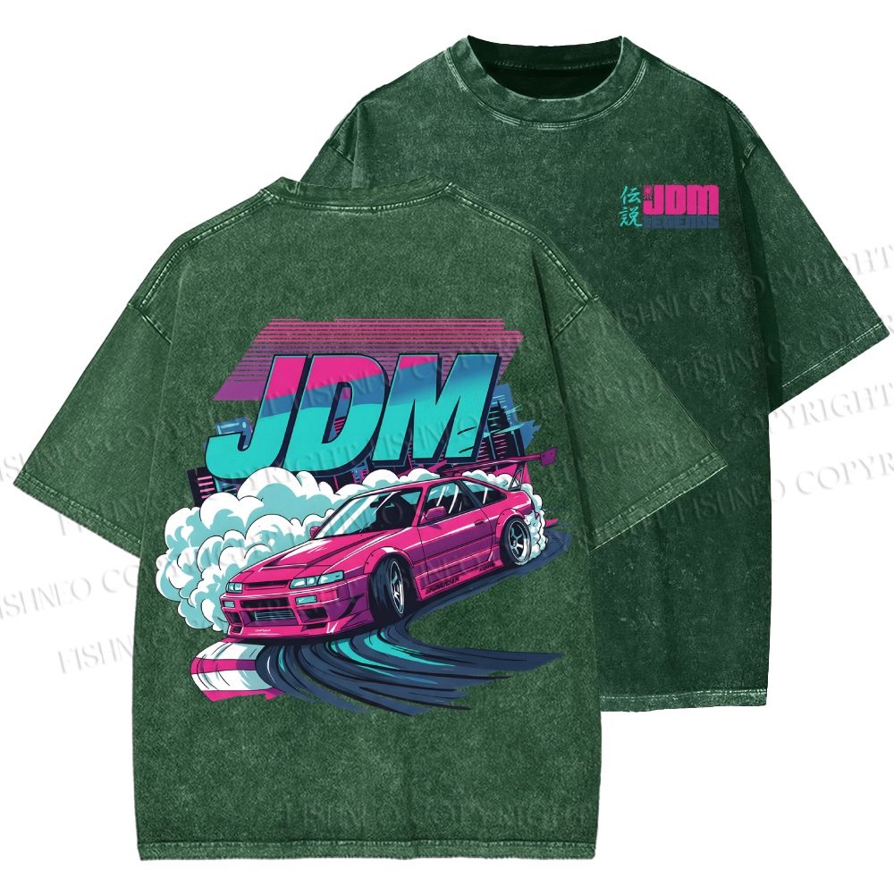 Unisex JDM Legends Printed Washed Tee