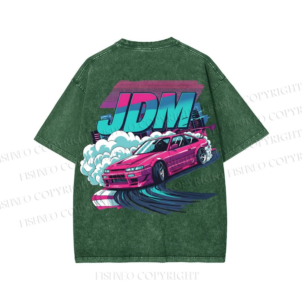 Unisex JDM Legends Printed Washed Tee