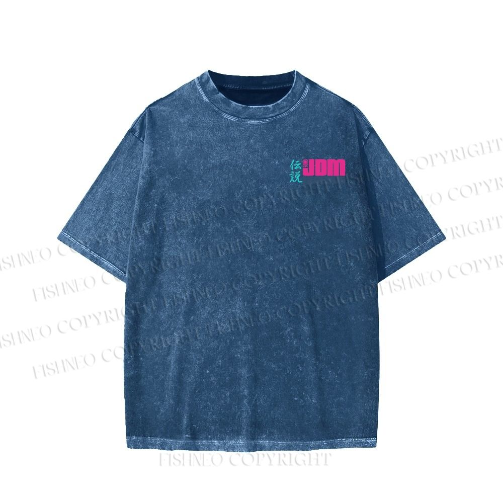Unisex JDM Legends Printed Washed Tee