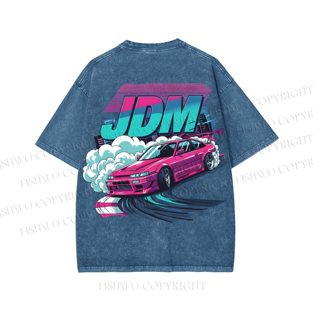 Unisex JDM Legends Printed Washed Tee
