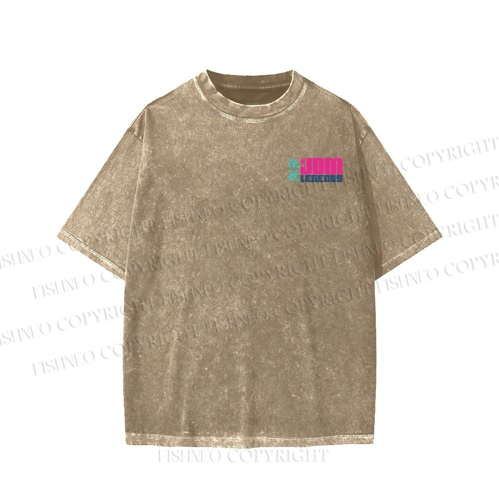 Unisex JDM Legends Printed Washed Tee