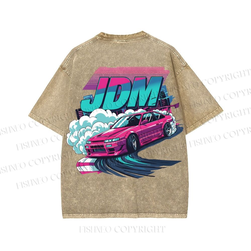 Unisex JDM Legends Printed Washed Tee