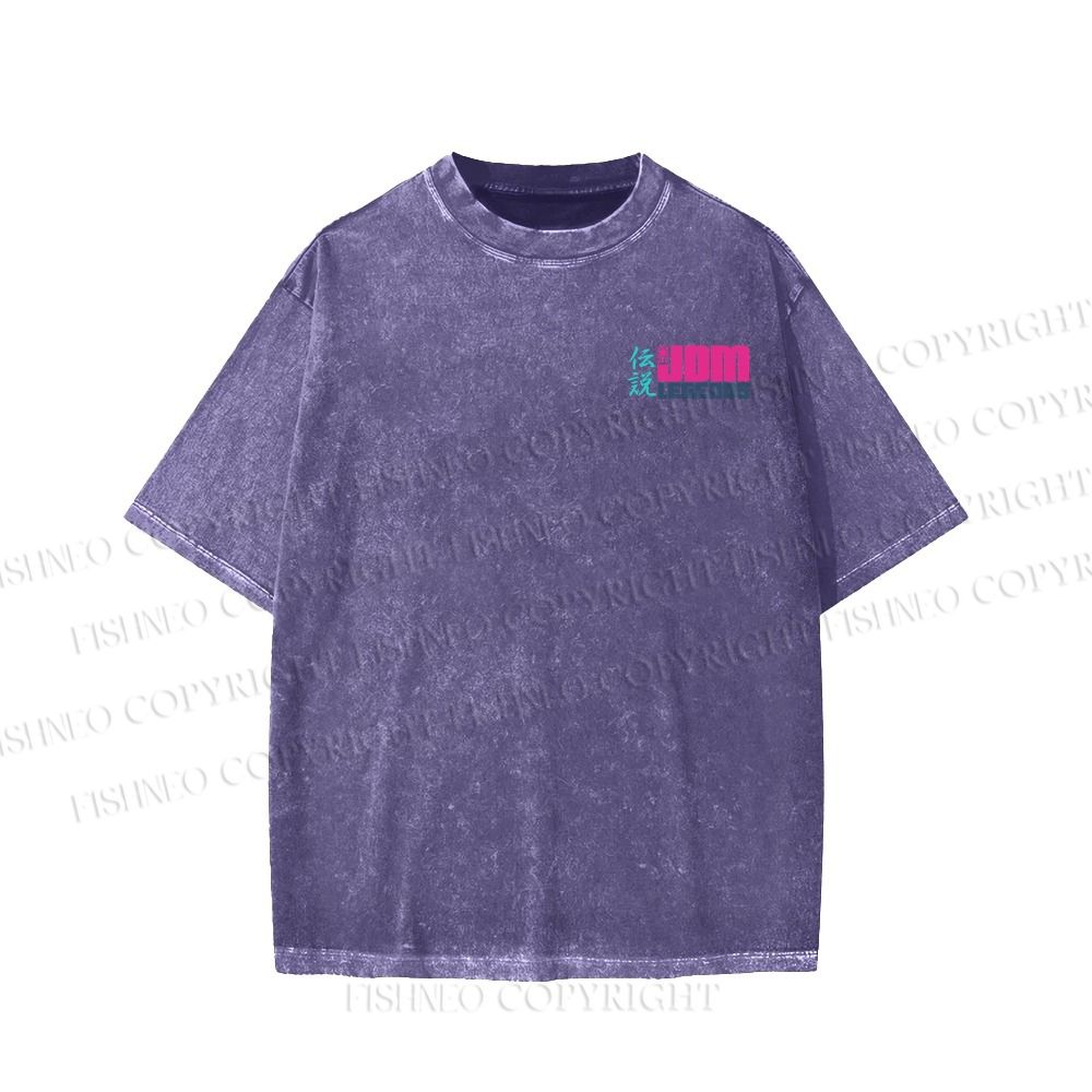 Unisex JDM Legends Printed Washed Tee