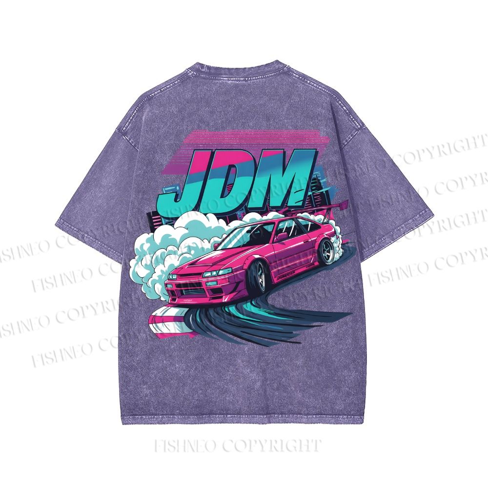 Unisex JDM Legends Printed Washed Tee