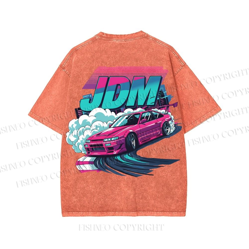 Unisex JDM Legends Printed Washed Tee