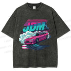 Unisex JDM Legends Printed Washed Tee