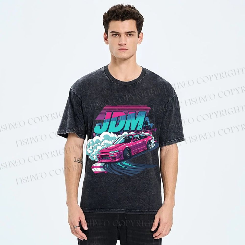 Unisex JDM Legends Printed Washed Tee