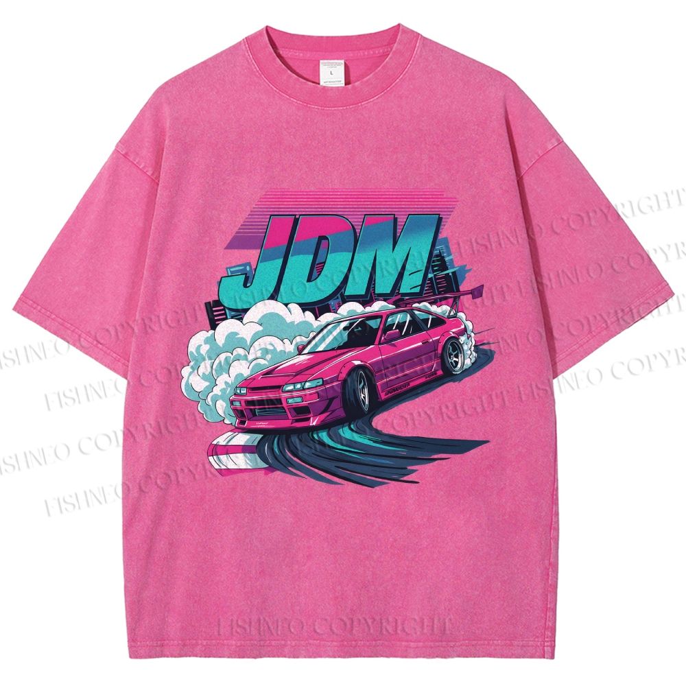 Unisex JDM Legends Printed Washed Tee