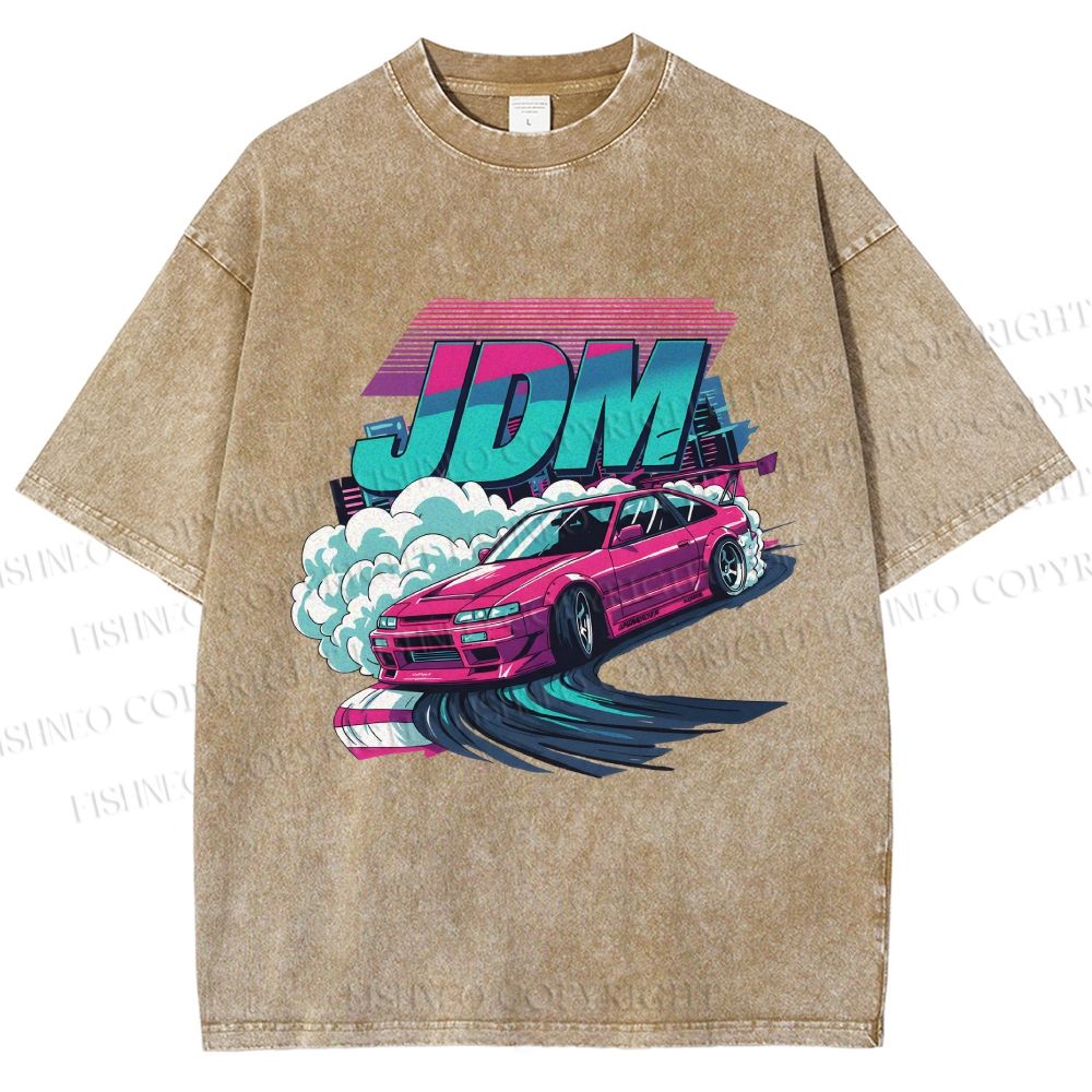Unisex JDM Legends Printed Washed Tee