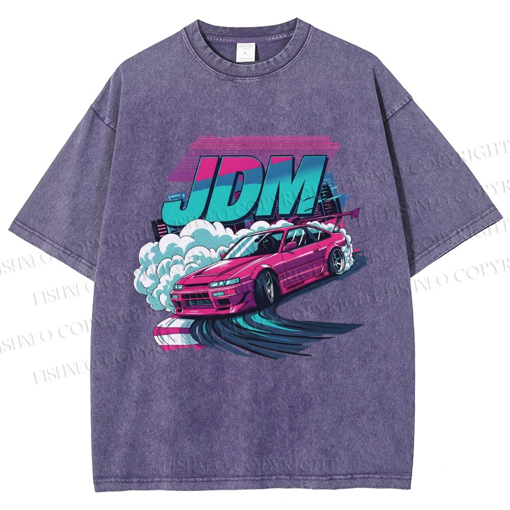 Unisex JDM Legends Printed Washed Tee