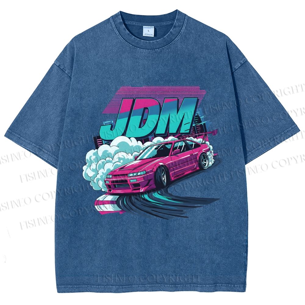 Unisex JDM Legends Printed Washed Tee