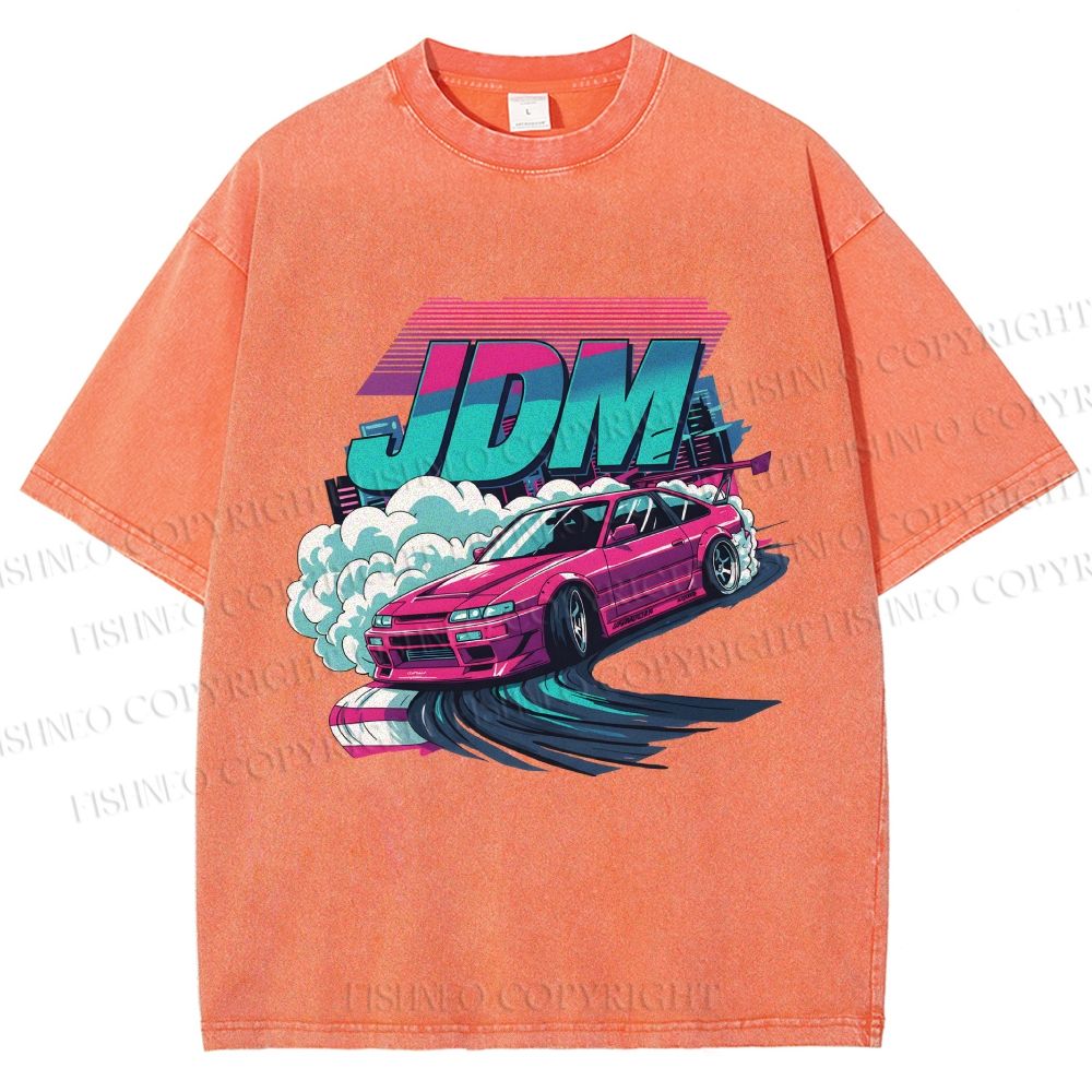 Unisex JDM Legends Printed Washed Tee