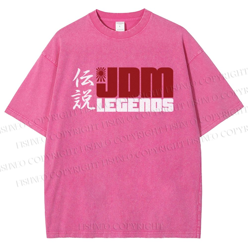 Unisex JDM Legends Printed Washed Tee