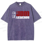 Unisex JDM Legends Printed Washed Tee