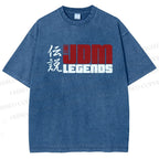 Unisex JDM Legends Printed Washed Tee