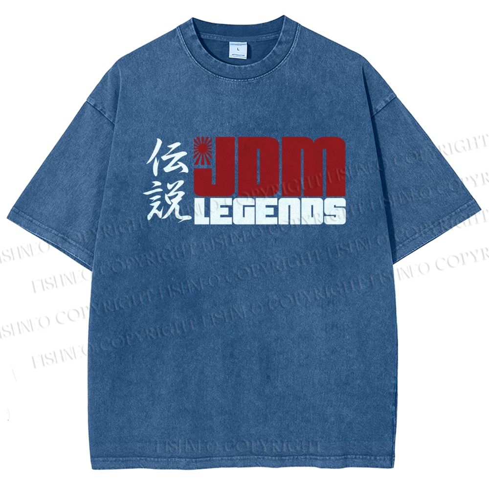 Unisex JDM Legends Printed Washed Tee