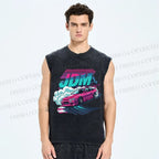 Unisex JDM Legends Printed Washed Tank Top