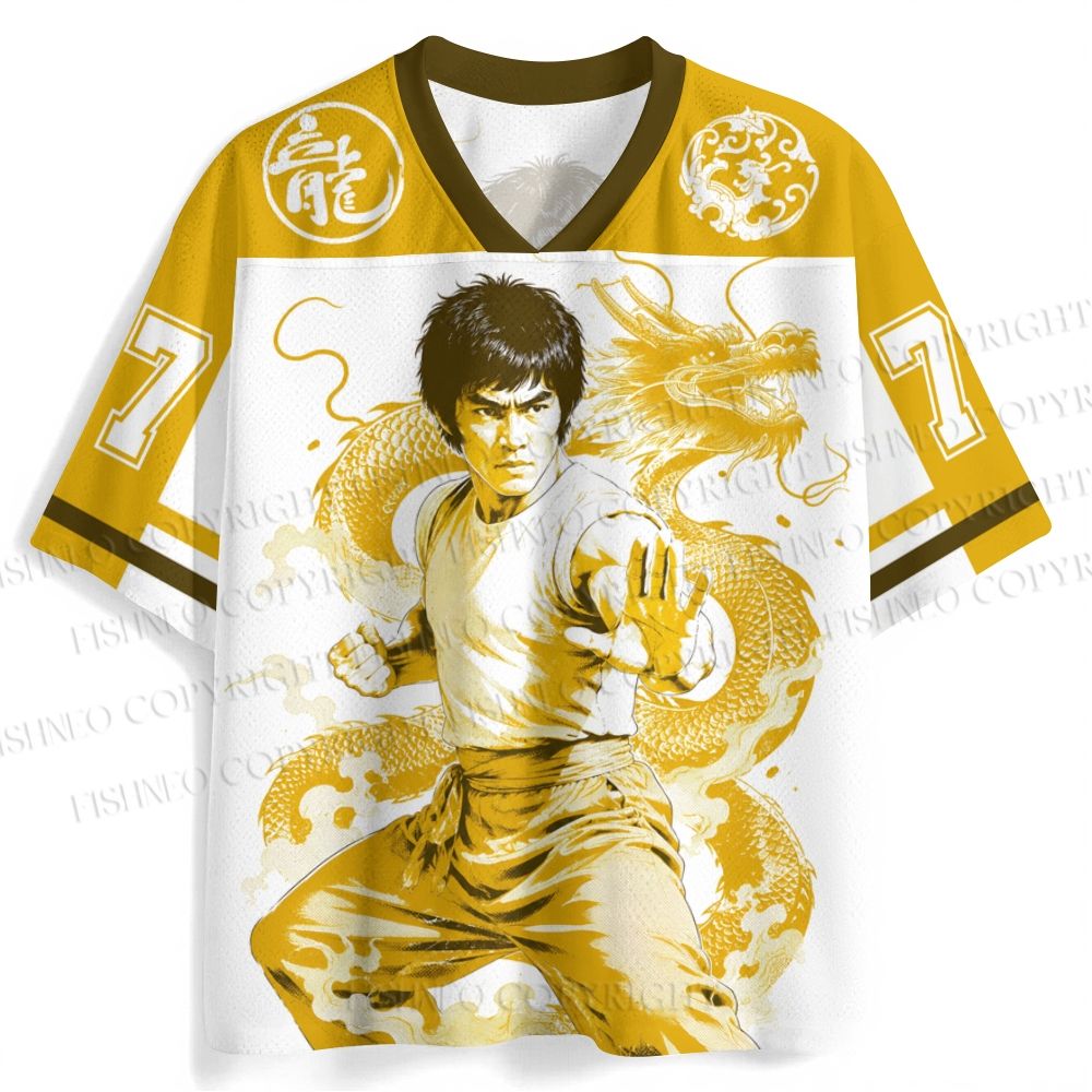 Bruce Lee Dragon Jersey Shirts