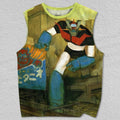 Unisex Mazinger Z Printed Tank Top