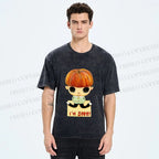 Unisex Yoshitomo Nara Im Sorry Printed Washed Tee