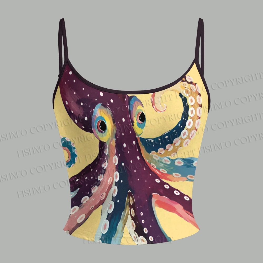 Octopus Art Top & Elasticated Trousers Two-Piece Set