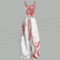 Vintage Octopus Top & Elasticated Trousers Two-Piece Set