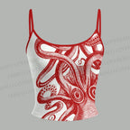 Vintage Octopus Top & Elasticated Trousers Two-Piece Set