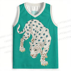White Panther With Eyes Jersey Tank