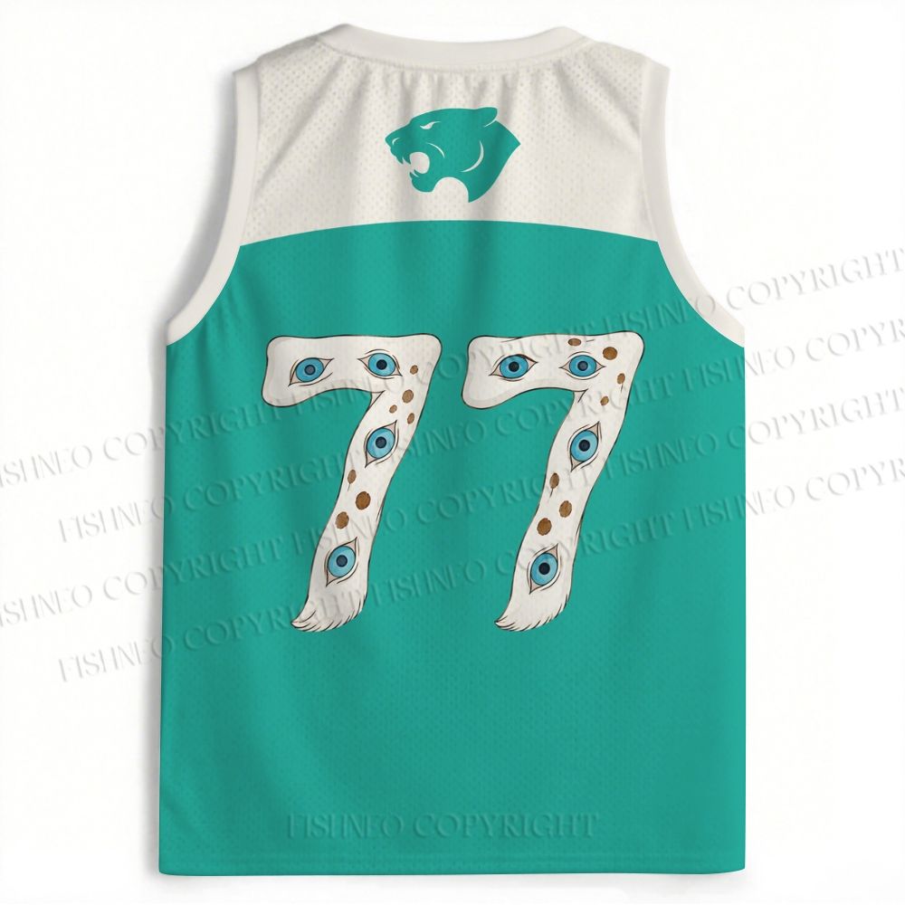 White Panther With Eyes Jersey Tank