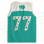 White Panther With Eyes Jersey Tank