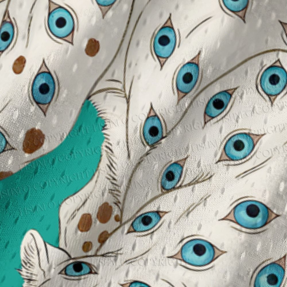 White Panther With Eyes Jersey Tank