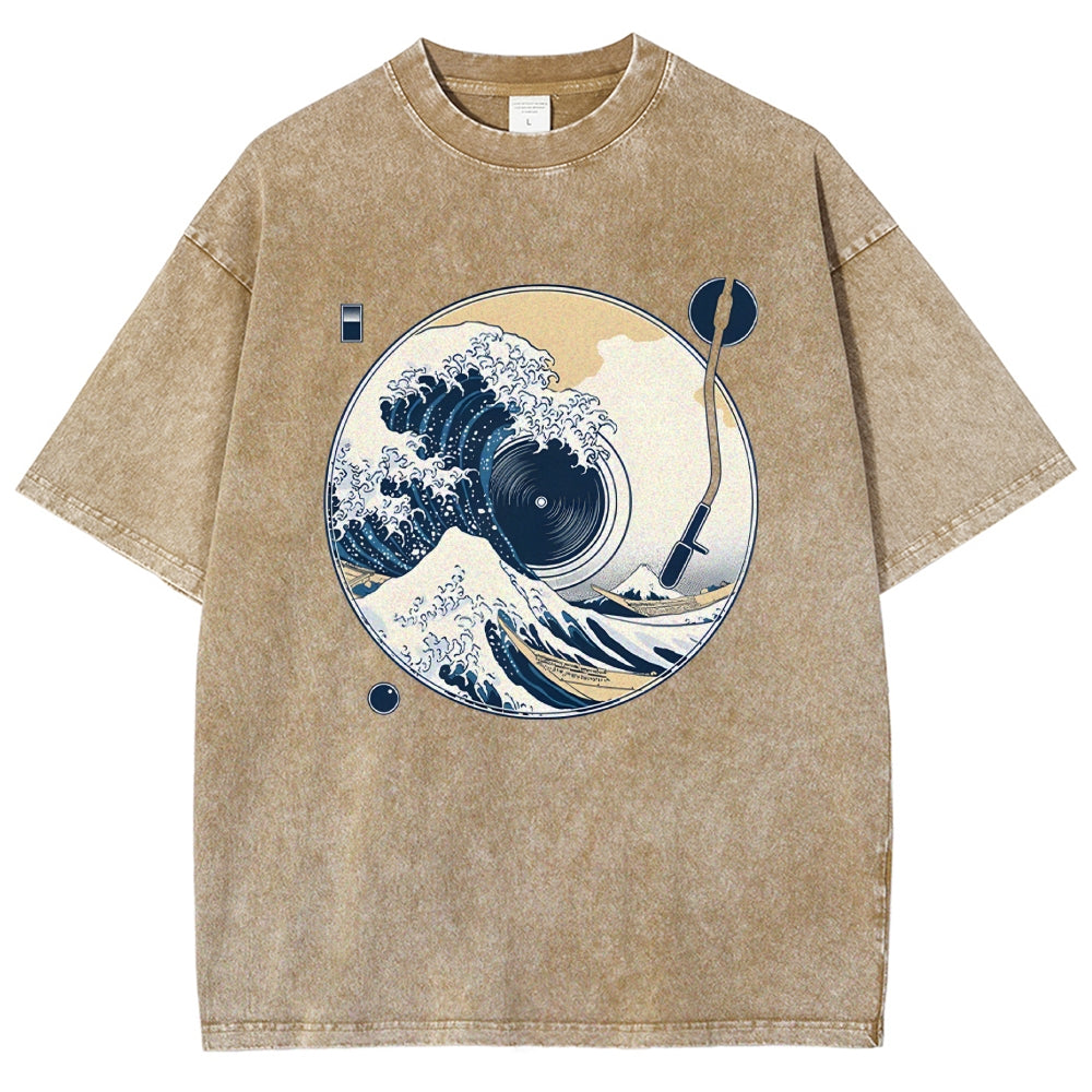 The Great Wave Off CD Washed T-Shirt