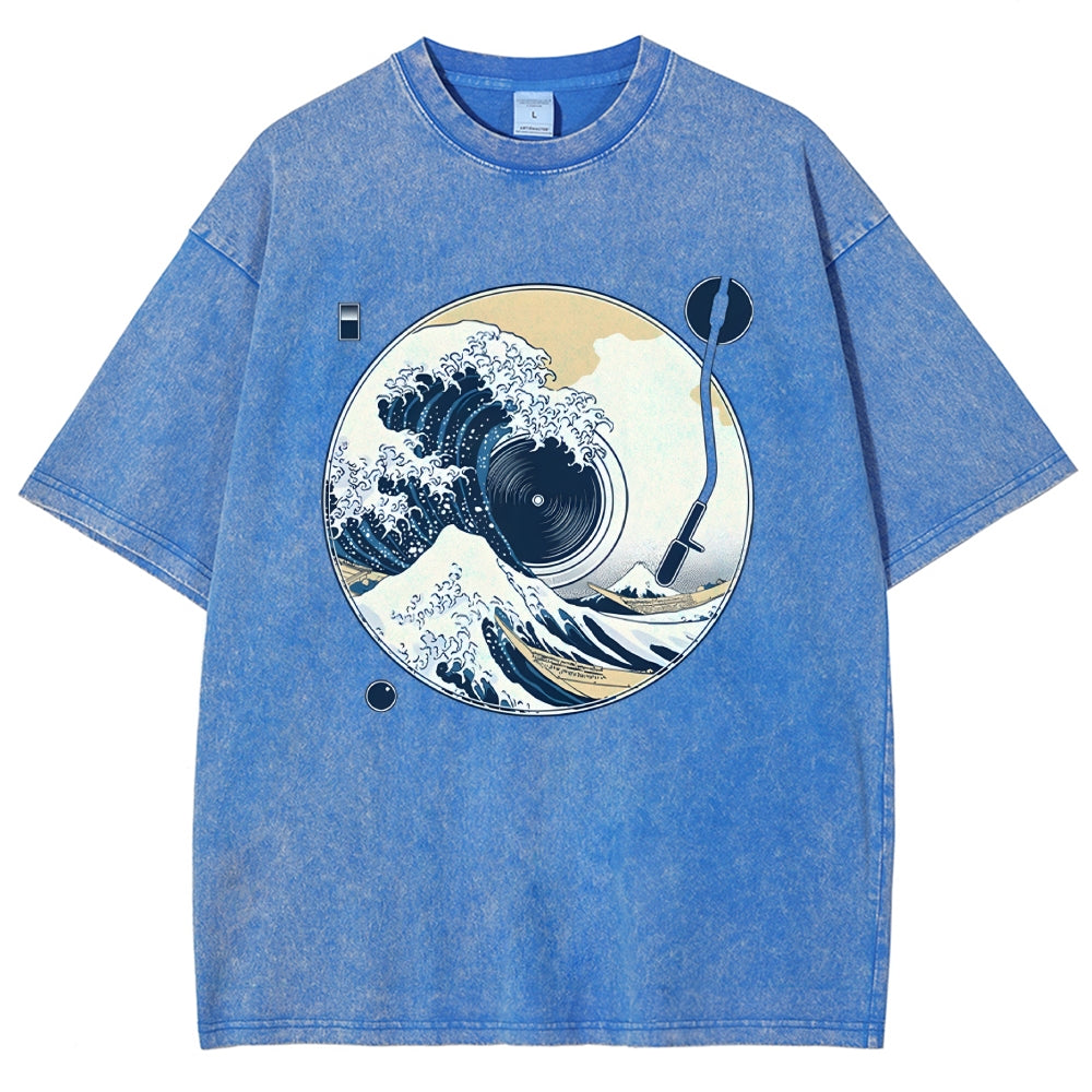 The Great Wave Off CD Washed T-Shirt